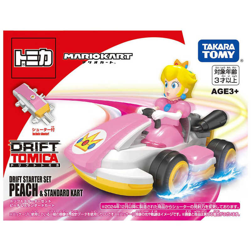 タカラトミー タカラトミー ドリフトトミカ マリオカート ドリフトスターターセット ピーチ＆スタンダードカート  