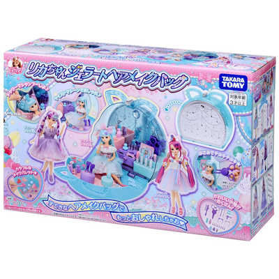 タカラトミー リカちゃん ジェラートヘアメイクバッグ の通販