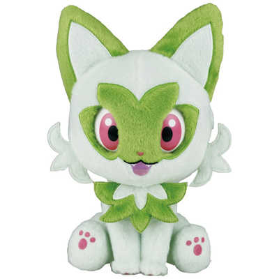 タカラトミー　ポケットモンスター なでてみつめて　ぱちくりニャオハ　※箱無し タカラトミー ポケットモンスター なでてみつめて♪ぱちくり