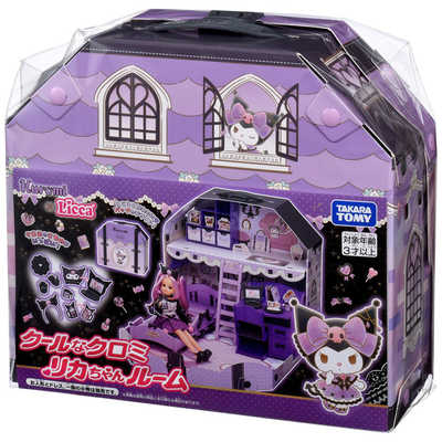 タカラトミー リカちゃん クールなクロミ リカちゃんルーム の通販