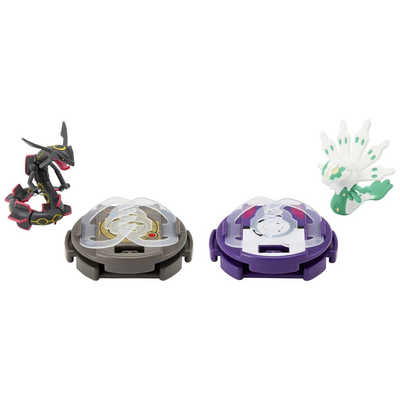 タカラトミー モンコレ バトルゼ 黒いレックウザVS白いジガルデ(50