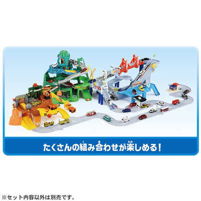 タカラトミー トミカワールド＆タウン つながるどうろセット(ティー