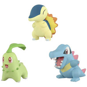 タカラトミー ポケットモンスター ポケモン30周年記念 モンコレ旅立ちの3匹セット ジョウト地方 