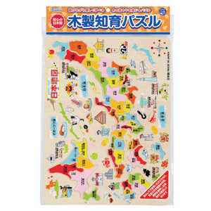 デビカ 木製知育パズル日本地図 113004