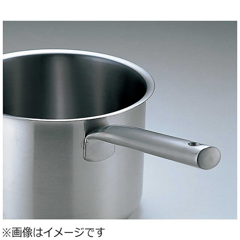 遠藤商事 インダクション18-8片手深型鍋 蓋無 28cm