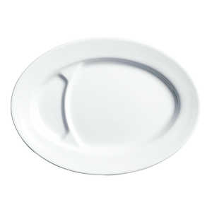 遠藤商事 陶器「町中華」餃子皿(仕切付) 23cm R01-9023 RGY0101 遠藤商事 陶器「町中華」餃子皿(仕切付) 23cm R01-9023 RGY0101