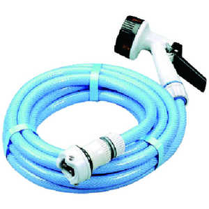 アイリスオーヤマ　IRIS OHYAMA 散水用品 耐圧糸入りカットホーススリム5m ライトブルー 5MAJ12