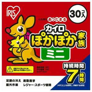 アイリスオーヤマ　IRIS OHYAMA ぽかぽか家族 ミニ 30P 