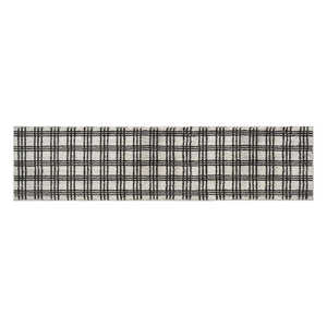 オカトー marleインテリアマット チェック 45×180 IV アイボリー オカトー marleインテリアマット チェック 45×180 IV アイボリー