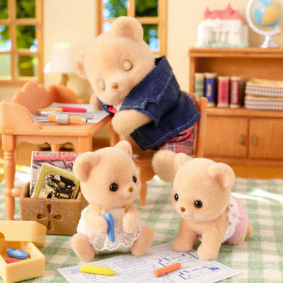 Amazon | シルバニアファミリー 人形 【 ビスケットクマのふたご