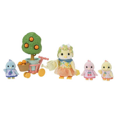 Sorap-ドラヤキシルバー × エンジェルズドリーム 姫モン斑入りセット エポック社 EPOCH シルバニアファミリー FS-62 シトラスバード