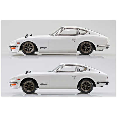 1/10 s30フェアレディz 2台セット　おまけ付き 青島文化 ニッサン S30フェアレディZ カスタム(ホワイト) の通販