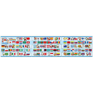エポック社　EPOCH ステップパノラマパズル 24-138 どこでもドラえもん 世界の国旗