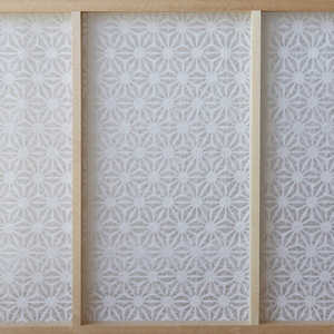 大直 障子紙工房 麻の葉 白 KA01 大直 障子紙工房 麻の葉 白 KA01