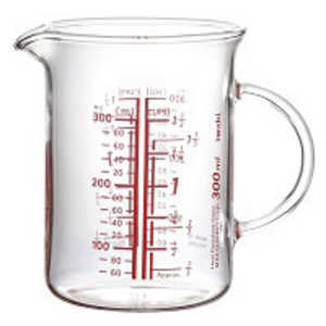 IWAKI iwaki 把手付きメジャーカップ 300ml BTMC300T-R IWAKI iwaki 把手付きメジャーカップ 300ml BTMC300T-R