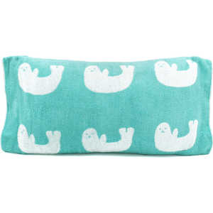 タオル美術館 kippis あざらし のびのびピローケース グリーン