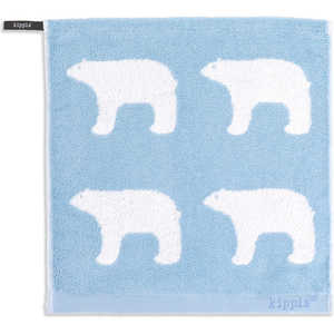 タオル美術館 kippis くま ウォッシュタオル ブルー タオル美術館 kippis くま ウォッシュタオル ブルー