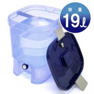 伸和 ウォｰタｰタンク｢水缶｣(19リットル) ミズカン19L(ブル