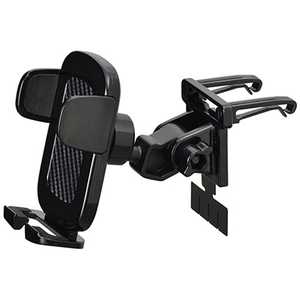 セイワ スマートフォン用[幅 57~90mm] ワンモーションホルダー AC ブラック W917