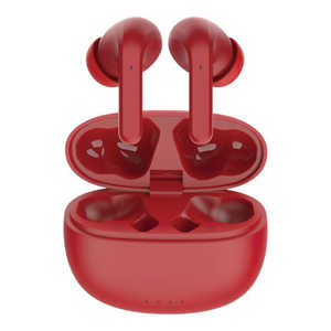 その他メーカー BluetoothステレオANCイヤホン レッド [ マイク 対応 / ワイヤレス ( 左右分離 ) / ワイヤレス ]  BTW101