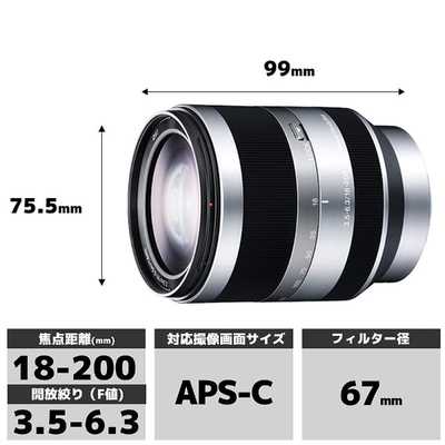 ソニー SONY カメラレンズ APS-C用 ［ソニーE /ズームレンズ 