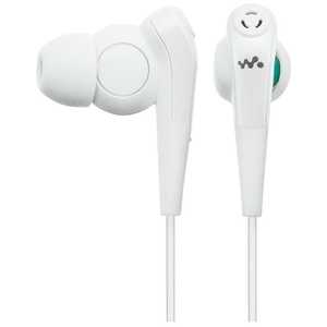 ソニー　SONY 有線イヤホン カナル型 ［φ3.5mm ミニプラグ /ノイズキャンセリング対応］ ホワイト MDR-NWNC33 W