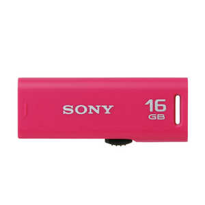 ソニー　SONY USBメモリｰ｢ポケットビット｣[16GB/USB2.0/スライド式] USM16GR(P)(ピンク)