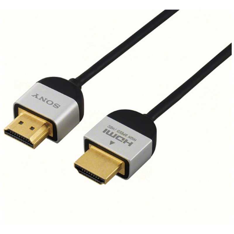 ソニー　SONY ソニー　SONY HDMIケーブル ブラック [1m /HDMI⇔HDMI /スリムタイプ /4K対応] DLC-HE10S DLC-HE10S