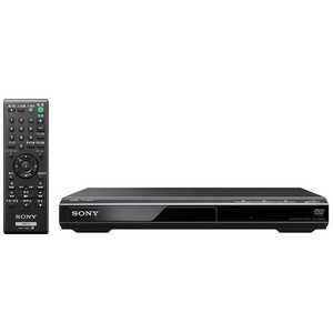 ソニー　SONY DVDプレーヤー ブラック 再生専用 DVP-SR20