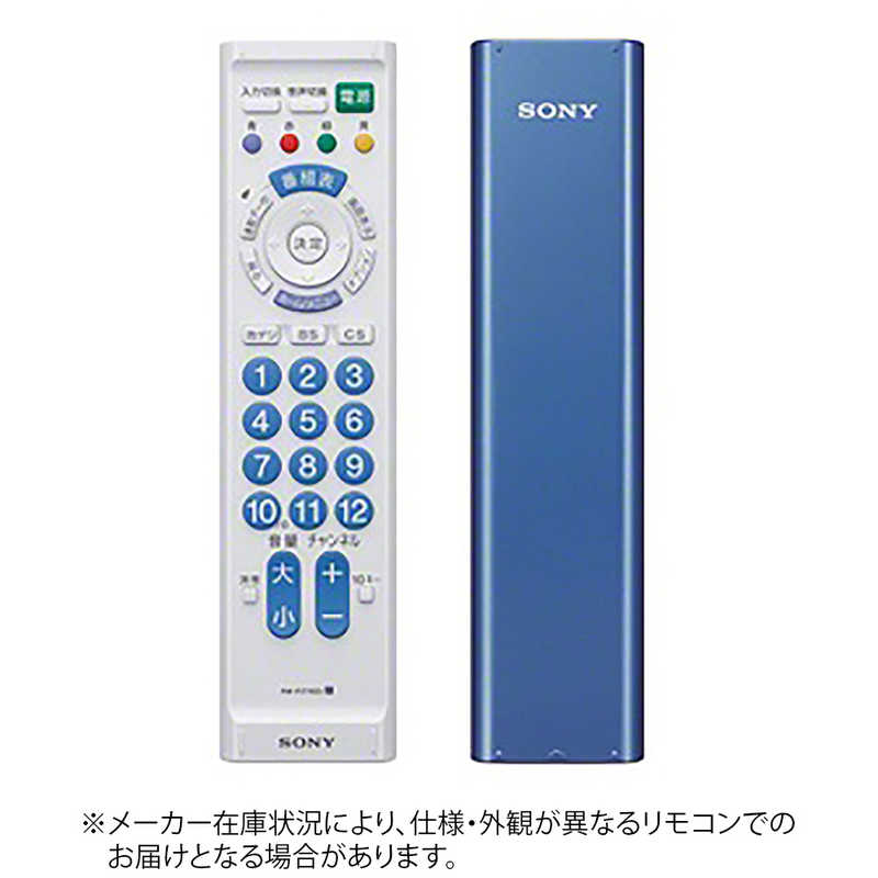 ソニー　SONY ソニー　SONY リモートコマンダー ブルー RM-PZ110D L RM-PZ110D L
