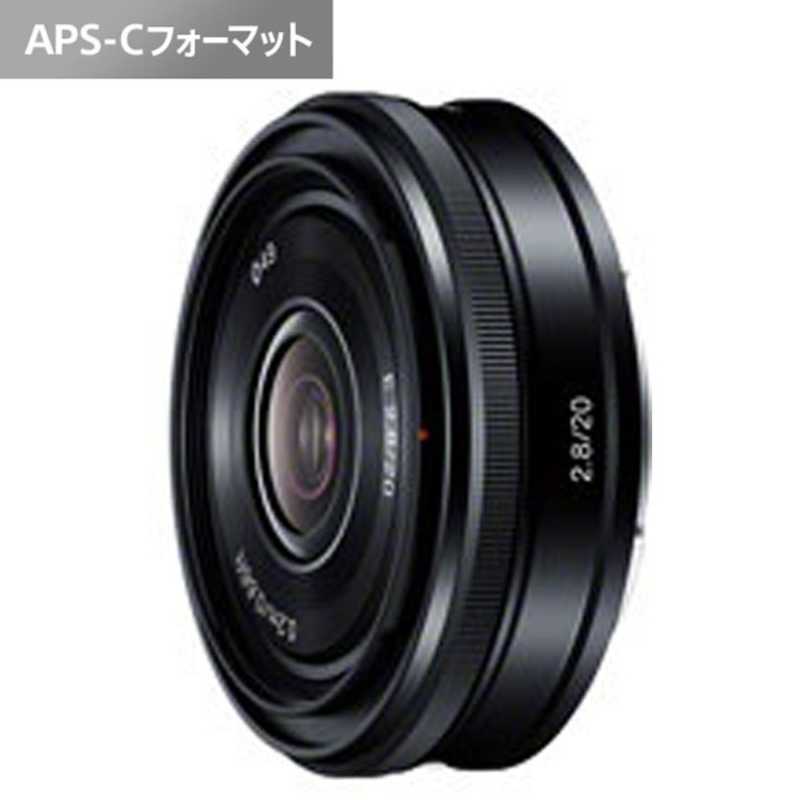 ソニー　SONY ソニー　SONY カメラレンズ(ソニーEマウント(APS-C用)) ブラック E 20mm F2.8 SEL20F28 E 20mm F2.8 SEL20F28