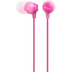ソニー　SONY 有線イヤホン カナル型 ［φ3.5mm ミニプラグ］ ピンク MDR-EX15LP PI