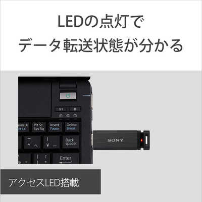 ソニー SONY USBメモリー｢ポケットビット｣[64GB/USB3.0/ノック式
