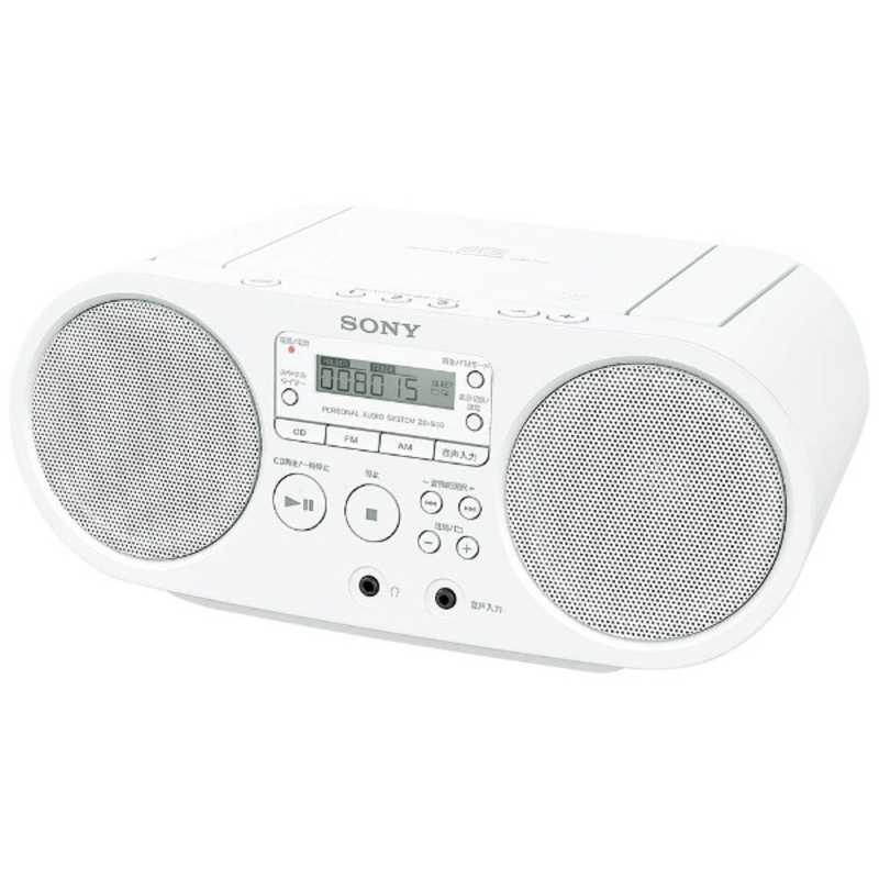 ソニー　SONY ソニー　SONY CDラジオ ホワイト ZS-S40(W) ZS-S40(W)