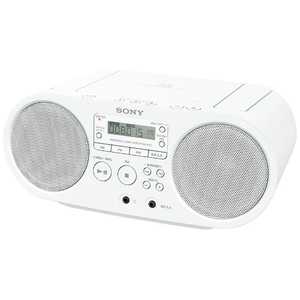 ソニー　SONY CDラジオ ホワイト ZS-S40(W)