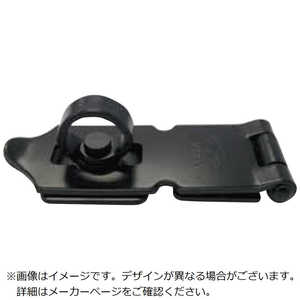 清水 NewHikari 鉄ストロング掛金 艶消黒 115mm SHLK115BK
