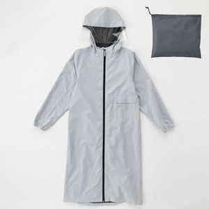 丸十 自転車用レインコート AP学生用サイクルコート ［Lサイズ］ ライトグレー 05002336