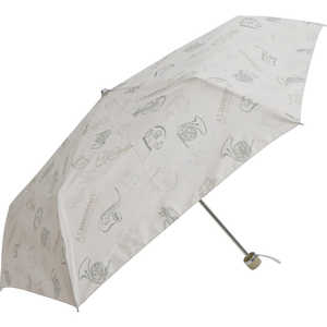 丸十 A S Manhattaners 雨晴兼用 折りたたみ傘 ミュージックキャットGY MMINICASA 丸十 A S Manhattaners 雨晴兼用 折りたたみ傘 ミュージックキャットGY MMINICASA