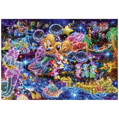 1000ピース 星空に願いを、、、 【ステンドアート】(完成品) テンヨー ジグソーパズル DS-1000-771 星空に願いを… ステンド