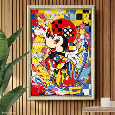テンヨー ジグソーパズル D-1000-913 MICKEY COLLAGE(ARTIST SERIES BY