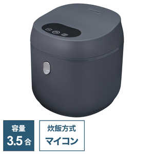 CCP 炊飯器 3.5合 マイコン BJ-R94-GY