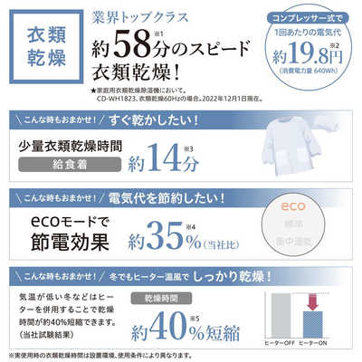 コロナ CORONA 【アウトレット】衣類乾燥除湿機 WHシリーズ