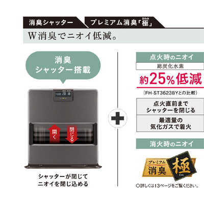 コロナ 石油ファンヒーター FH-VX3620 消臭シャッター+プレミアム消臭 コロナ 石油ファンヒーター FH-VX3620 消臭シャッター+プレミアム消臭