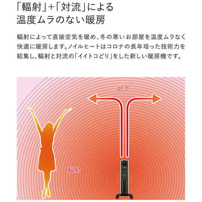 コロナ CORONA オイルレスヒーターノイルヒート ノイルヒート ［最大13