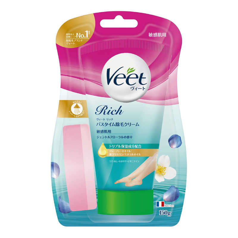 レキットベンキーザージャパン レキットベンキーザージャパン ヴィート(Veet) リッチバスタイム除毛クリーム 敏感肌用 (150g)  