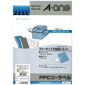 エーワン コピー紙ラベル(B4サイズ・100枚) 28208 エーワン コピー紙ラベル(B4サイズ・100枚) 28208