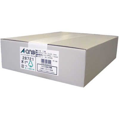 エーワン パソコンプリンタ&ワープロラベルシール(A4サイズ・12面・500