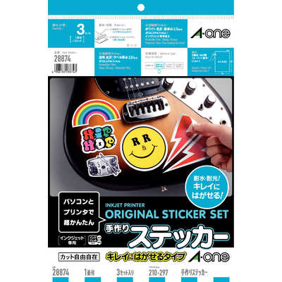 みなさま専用 エーワン 手作りステッカー(A4判/3シート) 28874 の通販 - カテゴリ