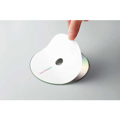 エーワン CD/DVDラベルシール｢インクジェット｣ 強粘着タイプ マット紙