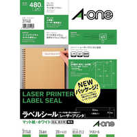 4だん腹　5セット+4枚 エーワン レーザープリンタラベル ~四辺余白付~(A4サイズ・24面・20